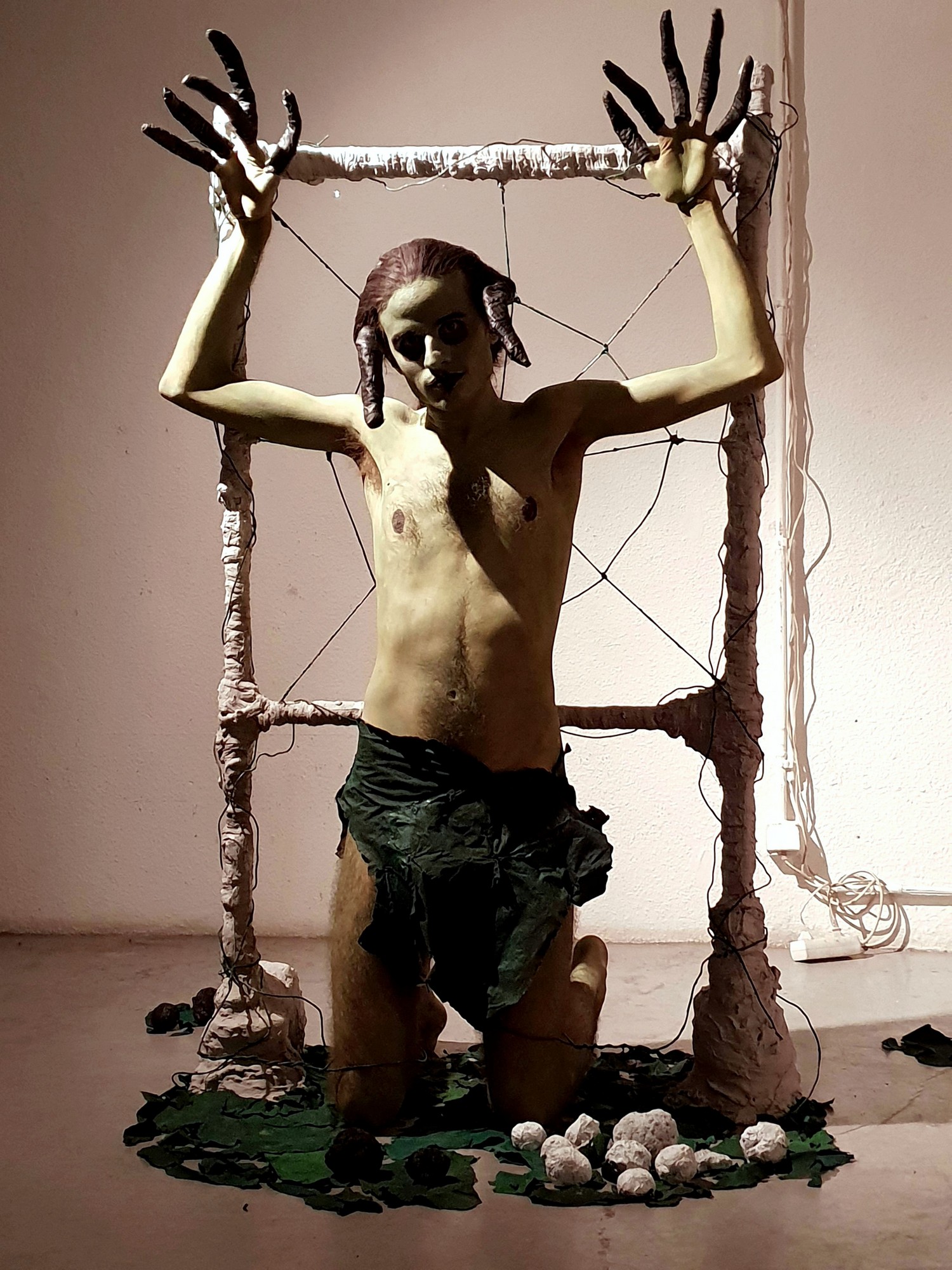 Arnaud Degouy, performance, installation interactive